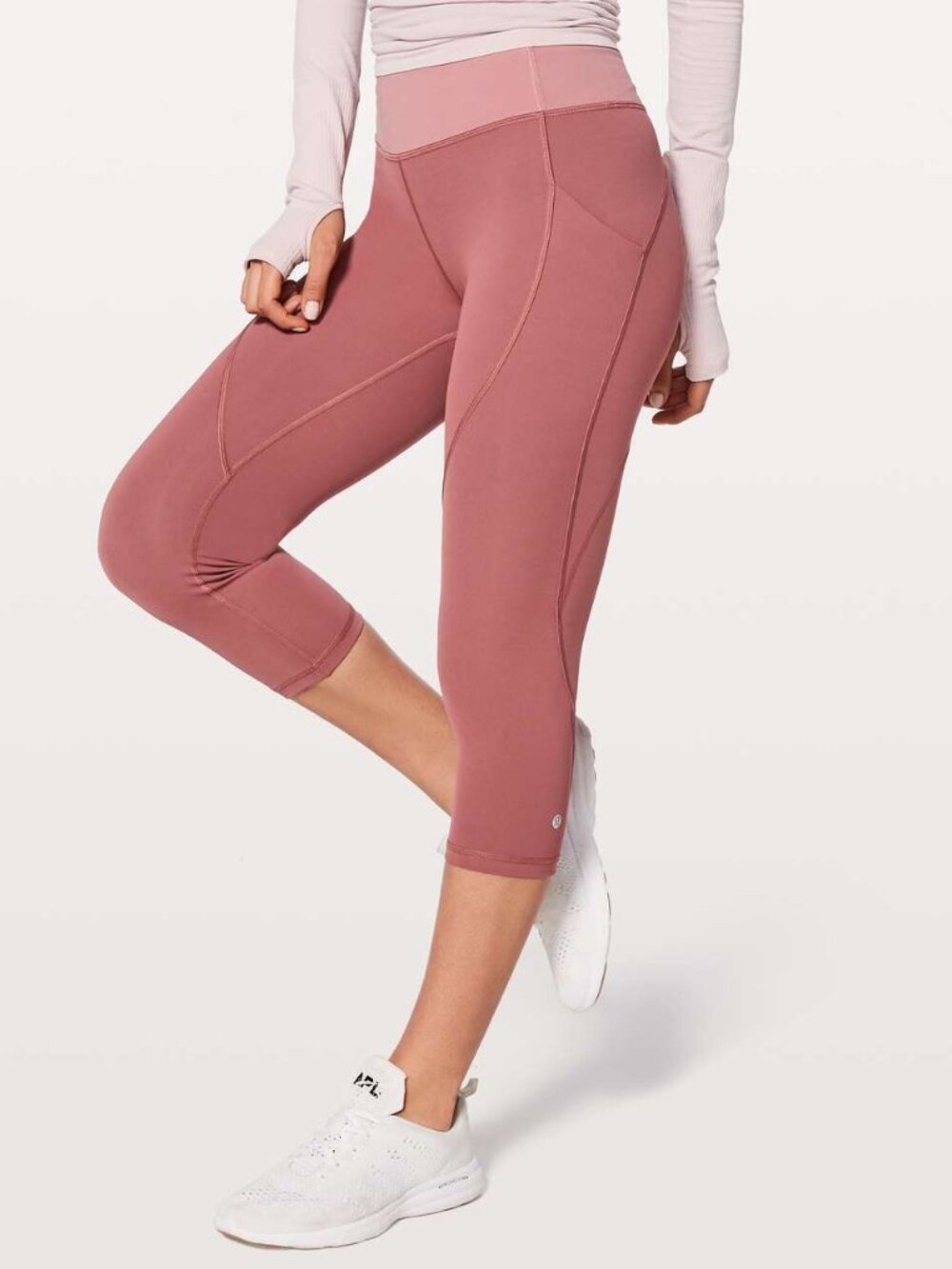 NWOT - Lululemon Quick Feet Crop 19" Auburn / Quicksand | Size: 6